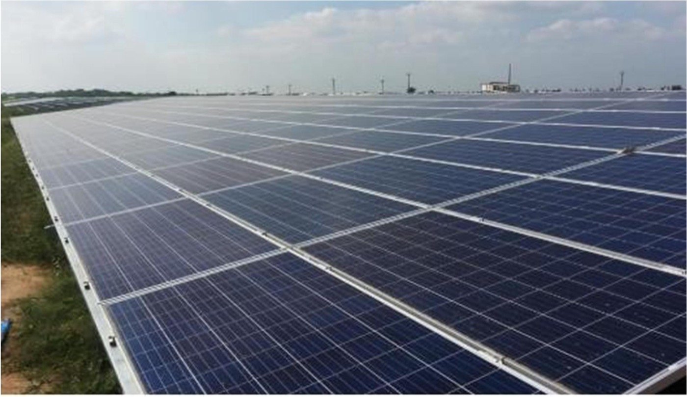 RPPL Solar ground-mount installation at Kamuthi